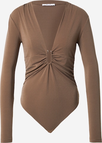 ABOUT YOUBodi majica 'Maischa' - smeđa boja: prednji dio