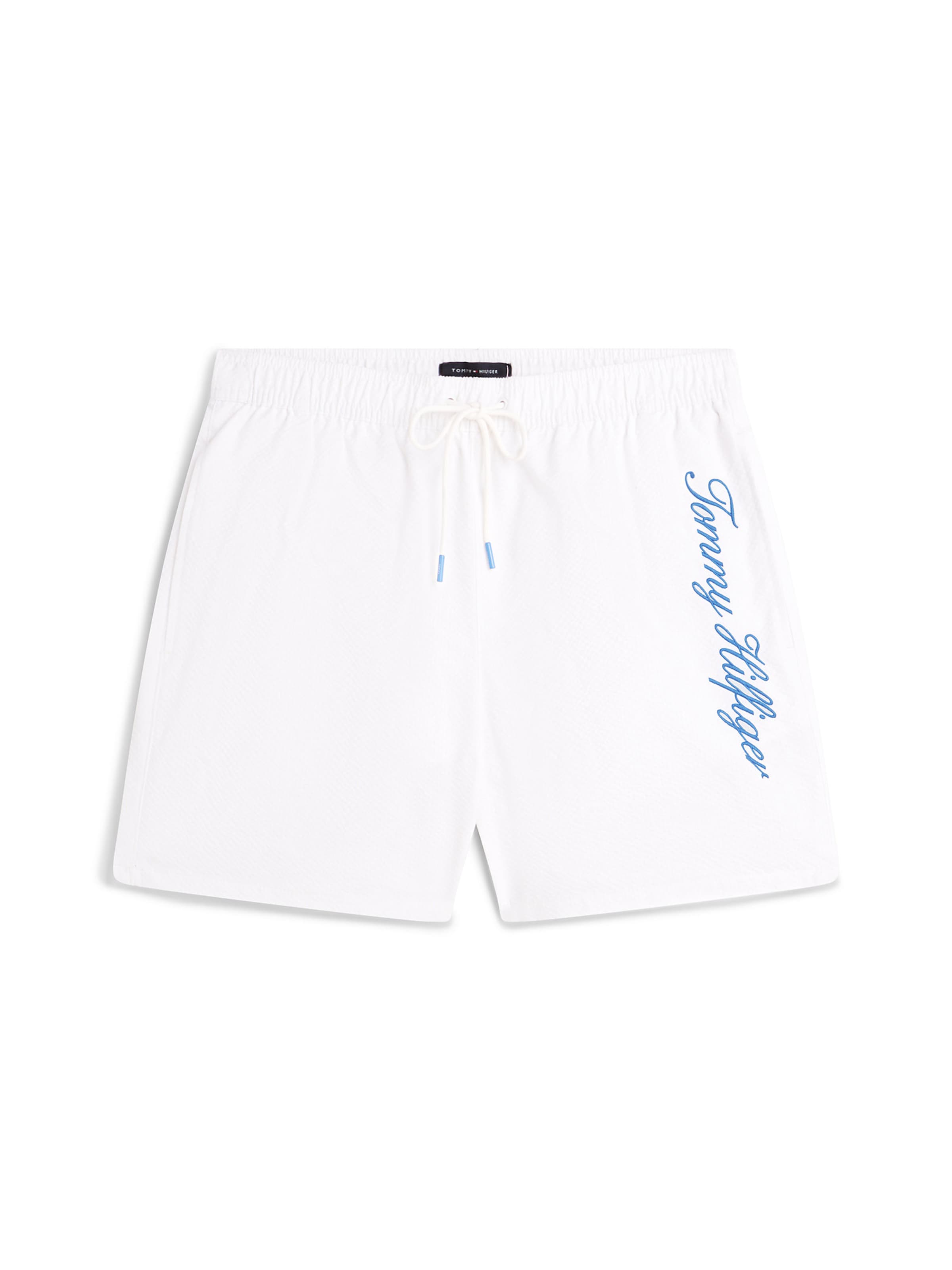 Tommy Hilfiger Underwear Shorts de bain 'Ithaca' en bleu clair / blanc, Vue avec produit