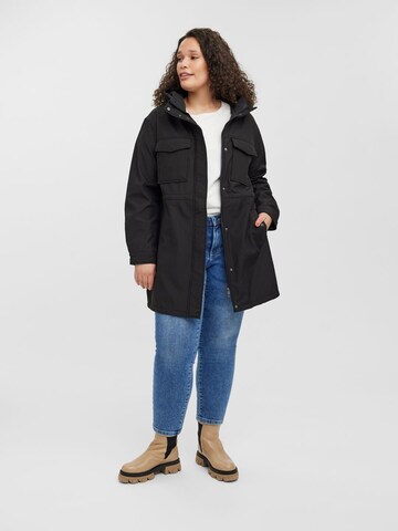 Vero Moda Curve Tussenmantel in Zwart