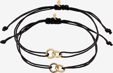 ELLI Bracelet 'Infinity' in Black: front