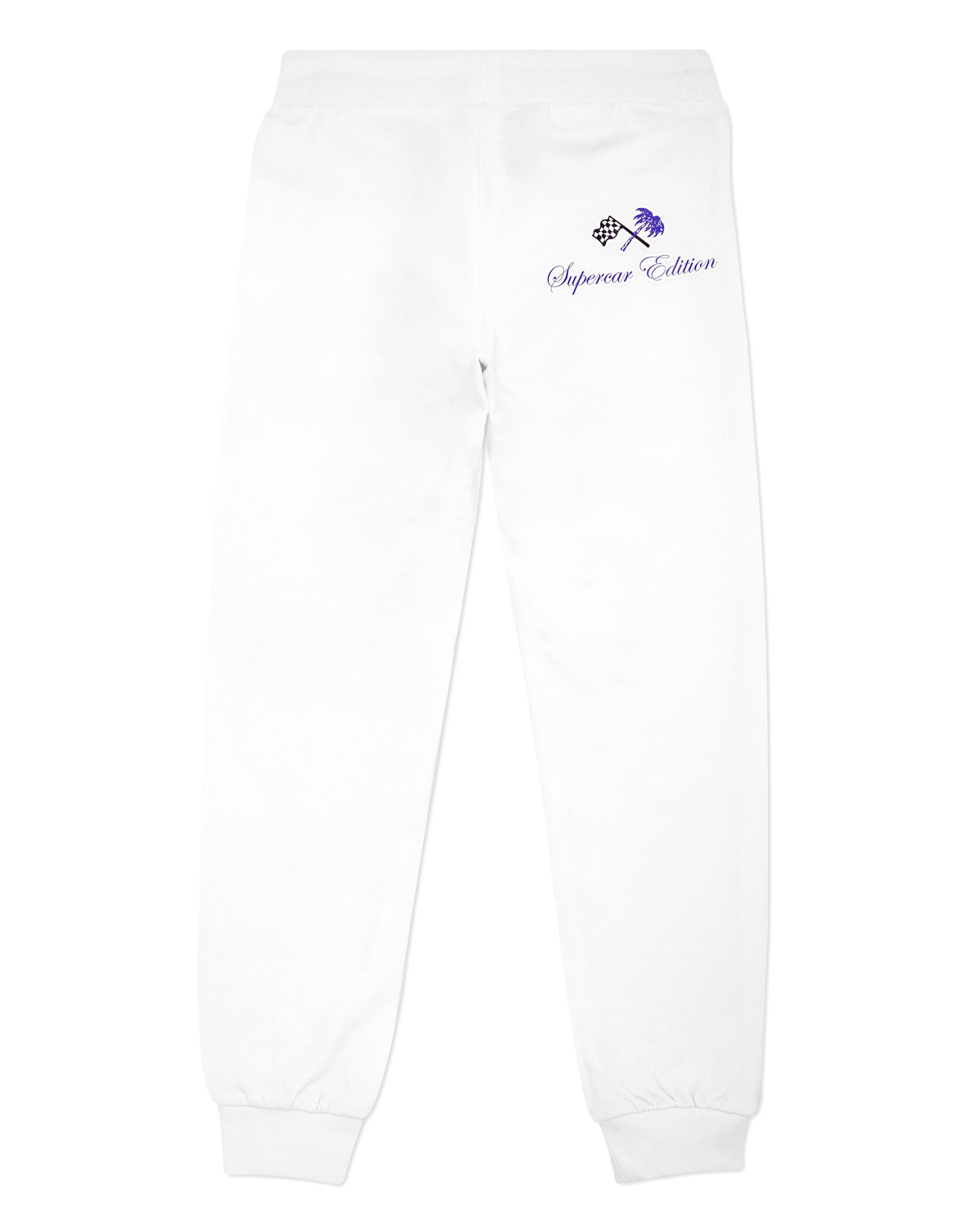 Philipp Plein Regular Broek 'Racing' in Wit