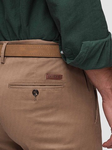 Ombre Regular Chino in Beige