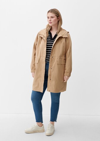 Parka mi-saison TRIANGLE en marron