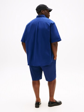 Tommy Hilfiger Big & Tall Regular fit Πουκάμισο 'FLEX' σε μπλε