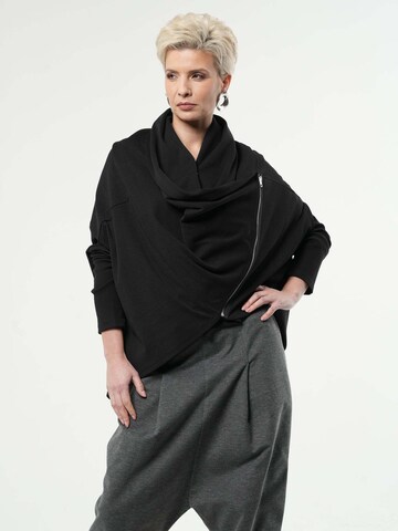 Veste de survêtement Metamorphoza en noir : devant