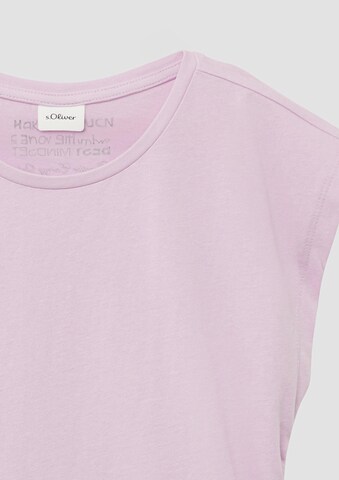 s.Oliver T-Shirt in Lila