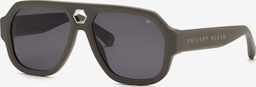 Philipp Plein - Óculos de sol 'Starlight' em cinzento: frente