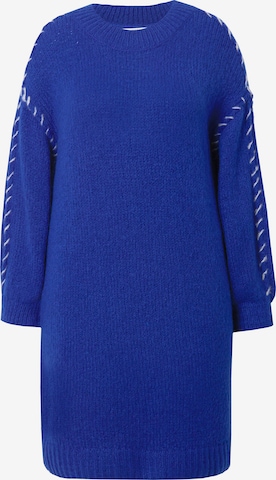 Robes en maille Studio Untold en bleu : devant