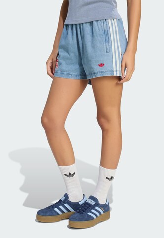 Largi Jeans de la ADIDAS ORIGINALS pe albastru
