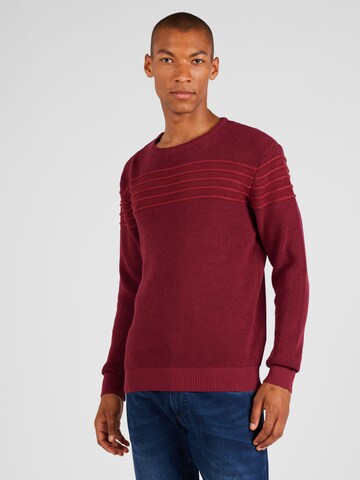 ABOUT YOU - Pullover 'Emre' em vermelho: frente