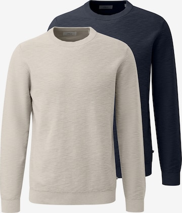 s.Oliver Sweatshirt 'Basic' in Beige: front