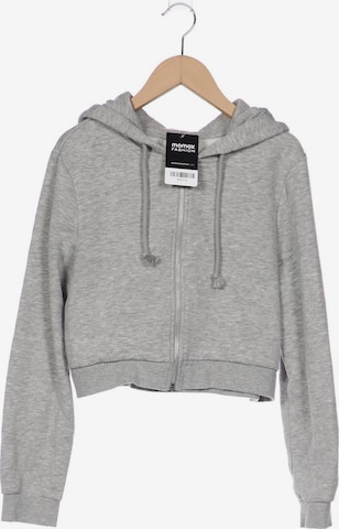 Monki Sweatshirt & Zip-Up Hoodie in M in Grey: front