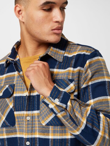 Brixton - Regular Fit Camisa 'BOWERY' em azul