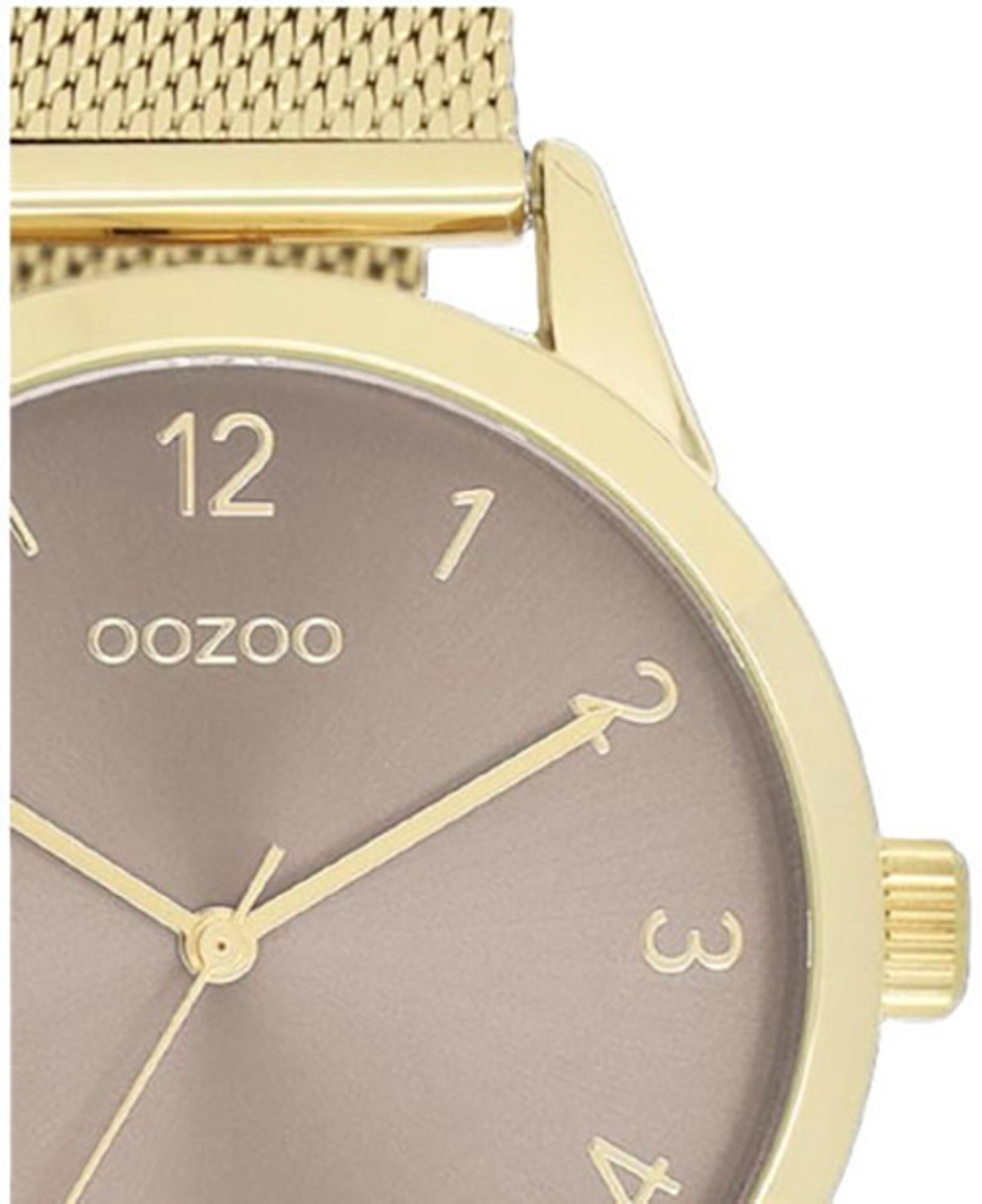 OOZOO Analog Watch in Gold