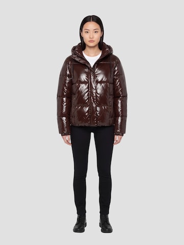Schott NYC Wintermantel‌ in Braun