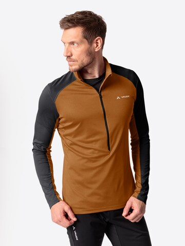 VAUDE Funktionsshirt 'Larice Light II' in Braun: predná strana