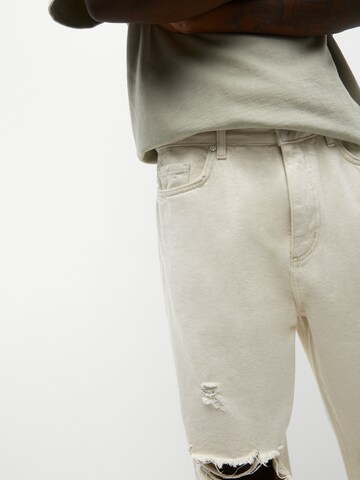 Pull&Bear Regular Jeans in Beige