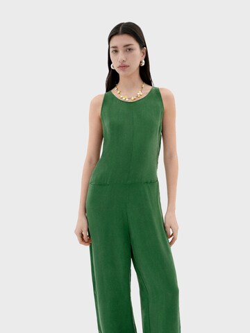 Tuta jumpsuit ' ADRIANA ' di Thinking MU in verde