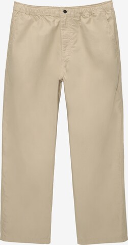 Pull&Bear Regular Broek in Bruin: voorkant