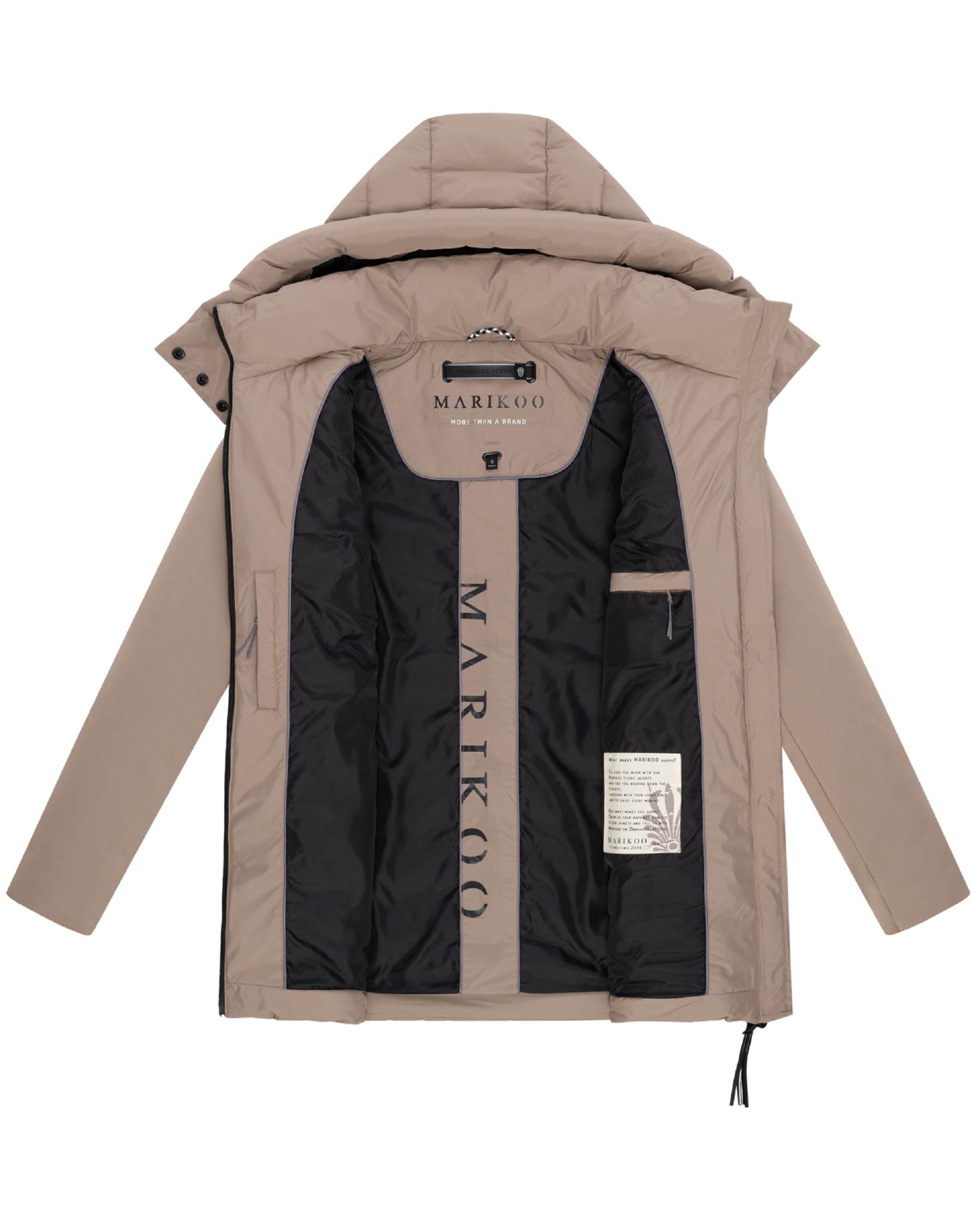 MARIKOO Zimná bunda 'Tivaa XVI' - Hnedá