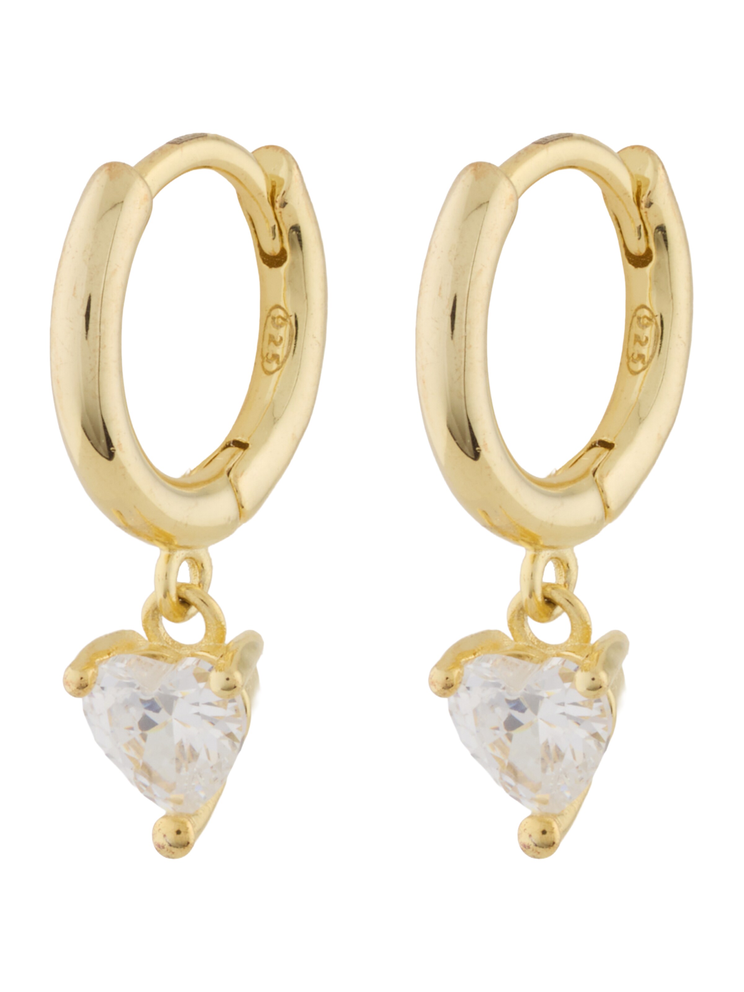Liu Jo Ohrringe in One Size in gold / transparent, Produktansicht