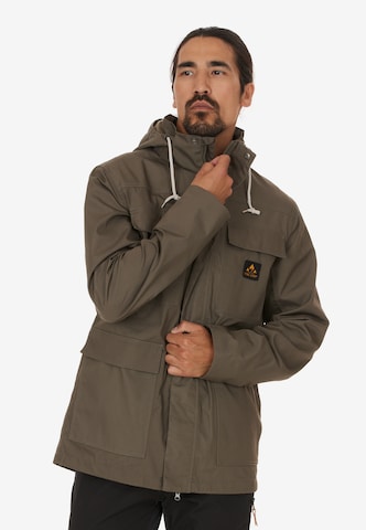 Whistler Performance Jacket 'Canon' in Brown: front