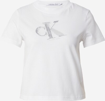 Calvin Klein Jeans Camiseta en gris / blanco, Vista del producto