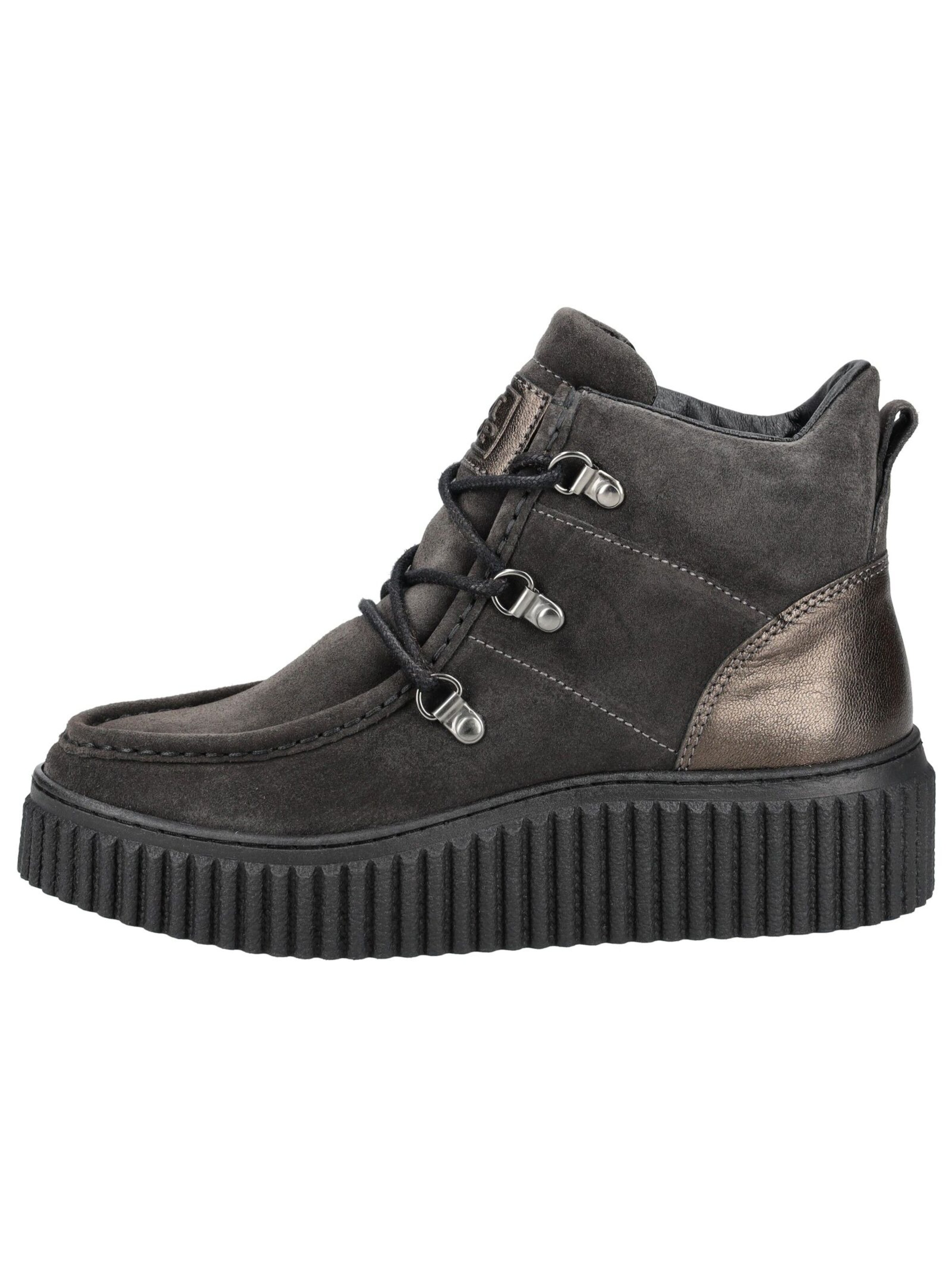 Marc O'Polo Lace-up bootie in Grey