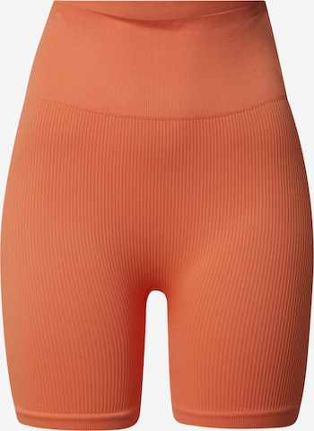 The Jogg Concept Skinny Shorts  'SAHANA' in Orange: predná strana