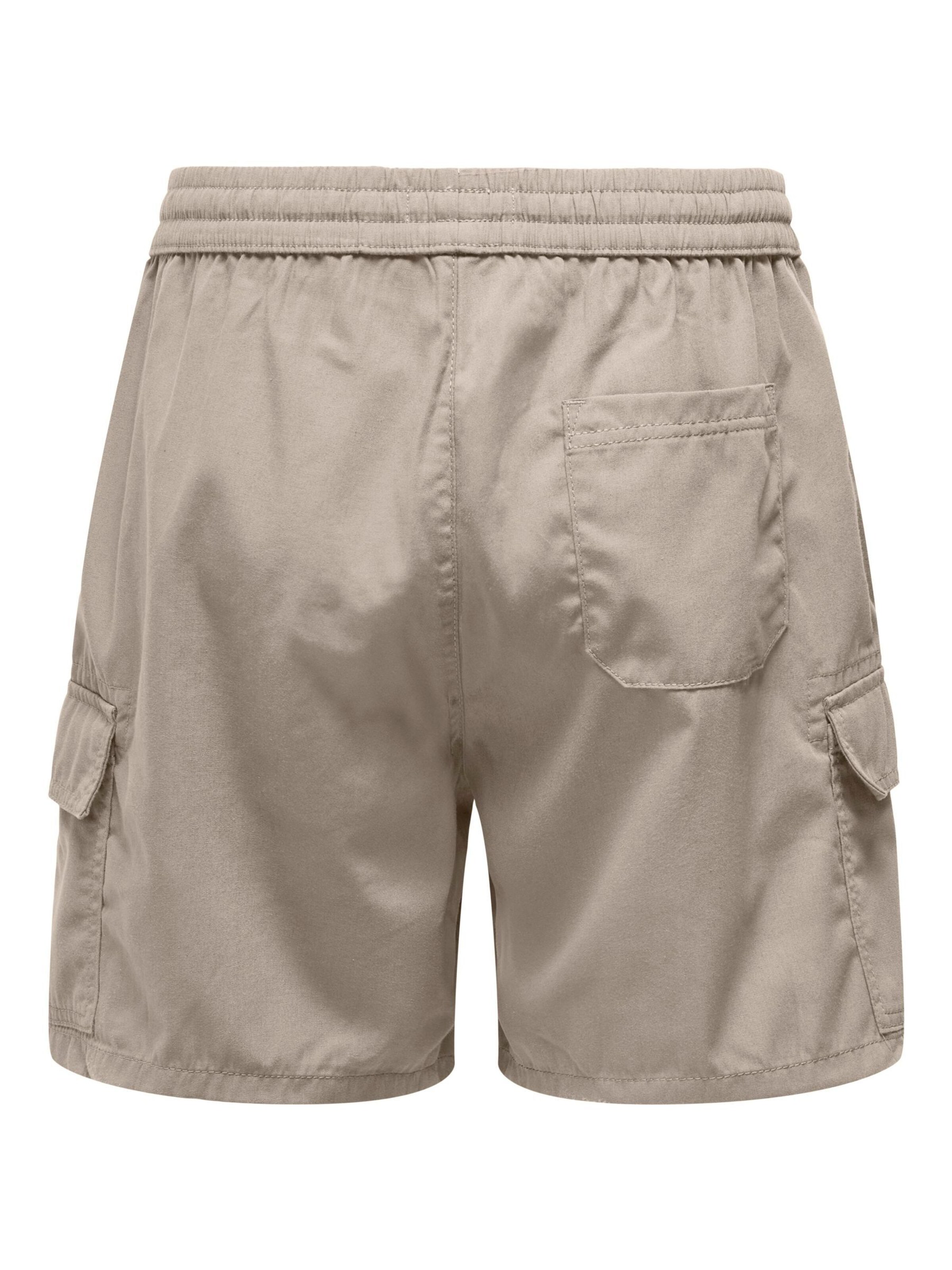 Only & Sons Regular Cargobroek 'ONSKal' in Beige