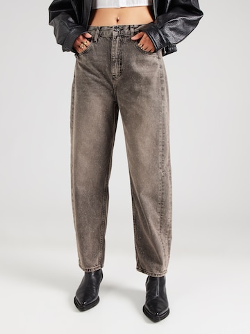 Liu Jo Baggy Jeans in Bruin: voorkant