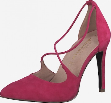 Tamaris Heart & Sole Pumps in Pink: front