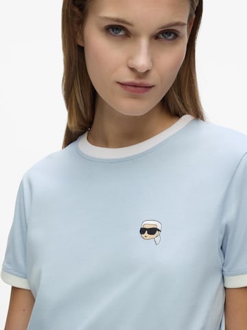Karl Lagerfeld T-Shirt 'Ikon' in Blau