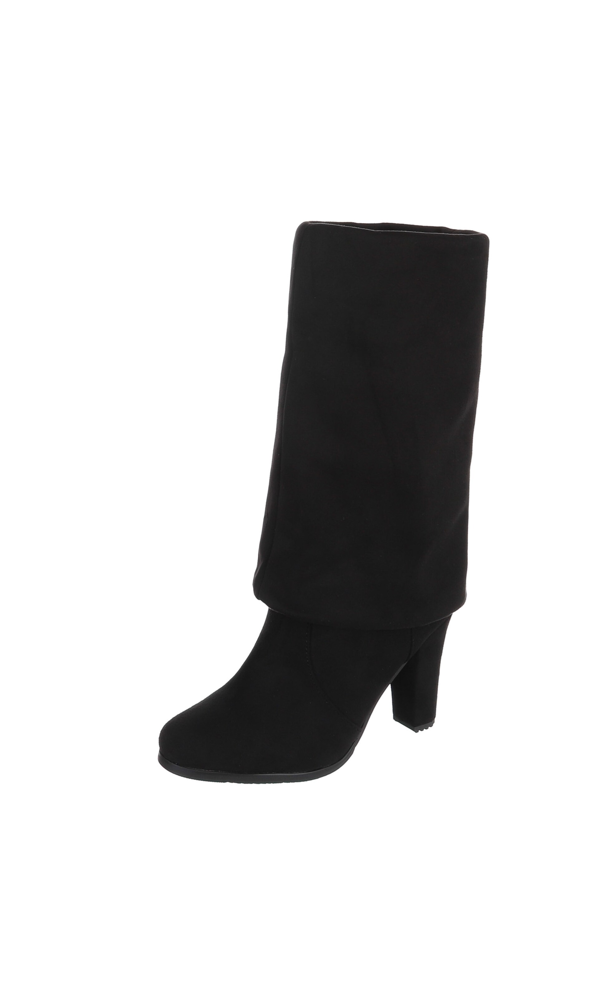 Ital-Design Overknees in Schwarz