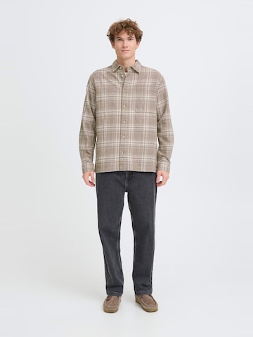 Casual Friday Regular fit Overhemd ' CFLotus' in Bruin