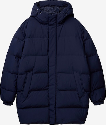 UNITED COLORS OF BENETTON Winter Jacket in Blue: front