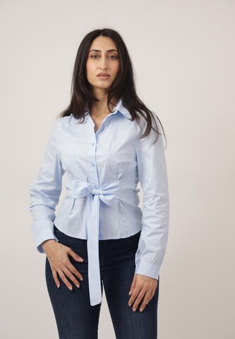 Elara Blouse in Blue: front