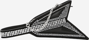 Karl Lagerfeld - Bolso de noche 'Guitar' en negro: frente