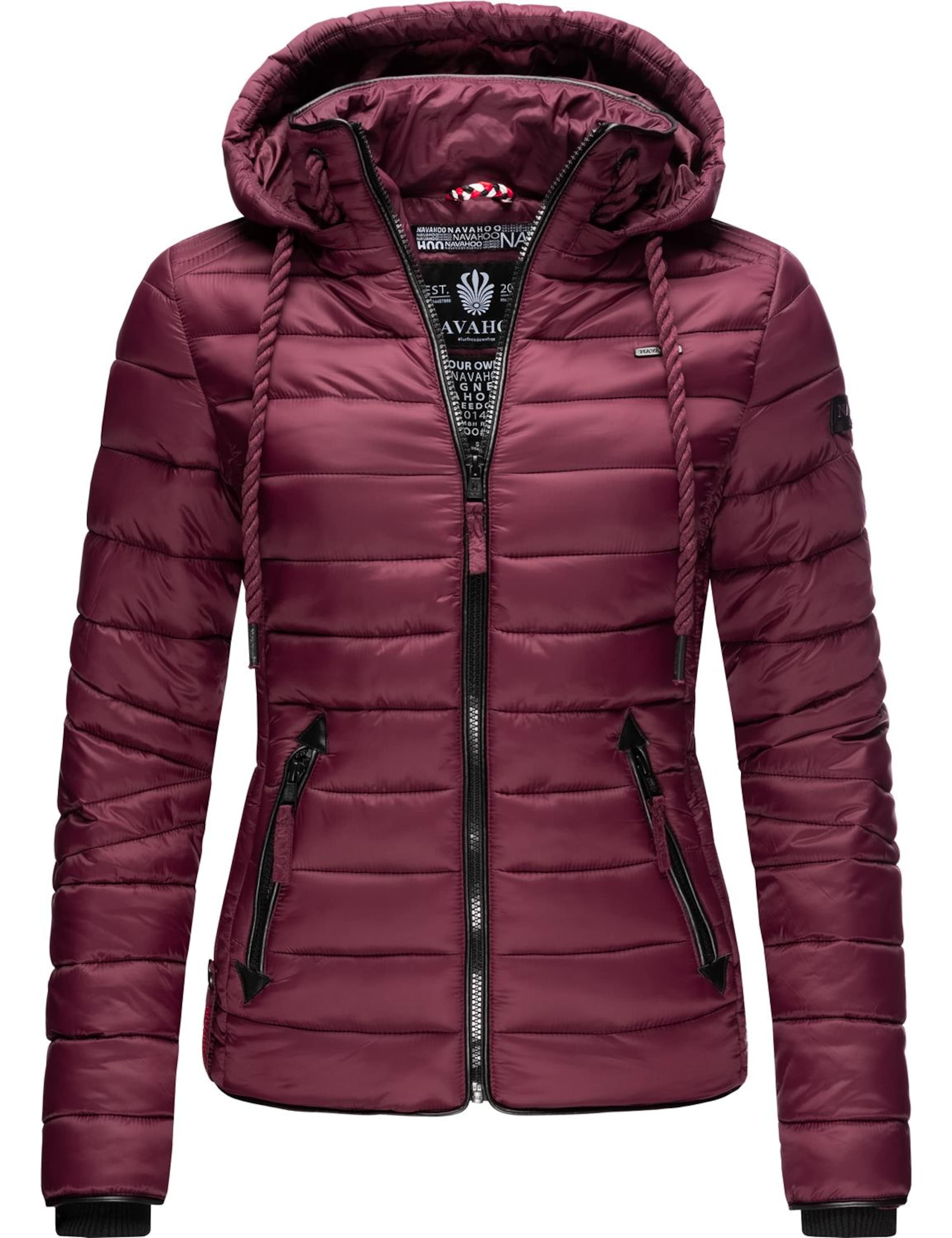 NAVAHOO Φθινοπωρινό και ανοιξιάτικο μπουφάν 'Lulana' σε κόκκινο: μπροστά