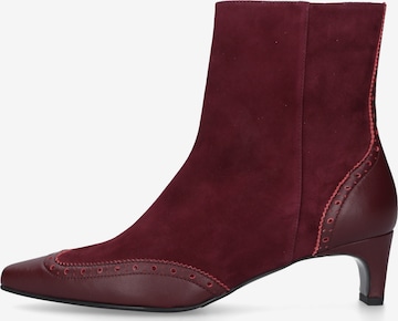Henry Stevens Ankle Boots 'Madison ZB40' in Red: front