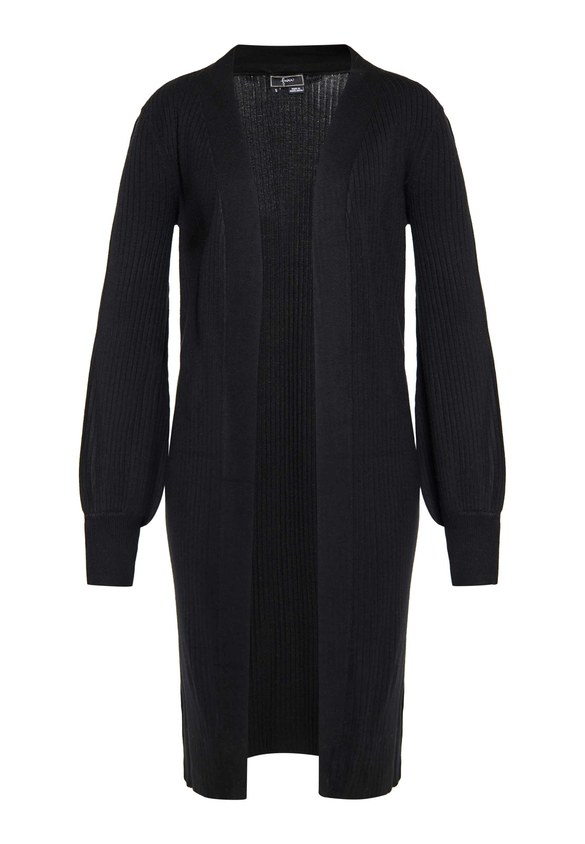 faina Kardigán - Čierna: predná strana