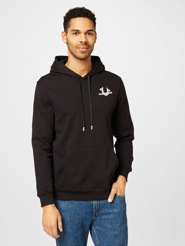 True Religion Sweatshirt in Schwarz: predná strana