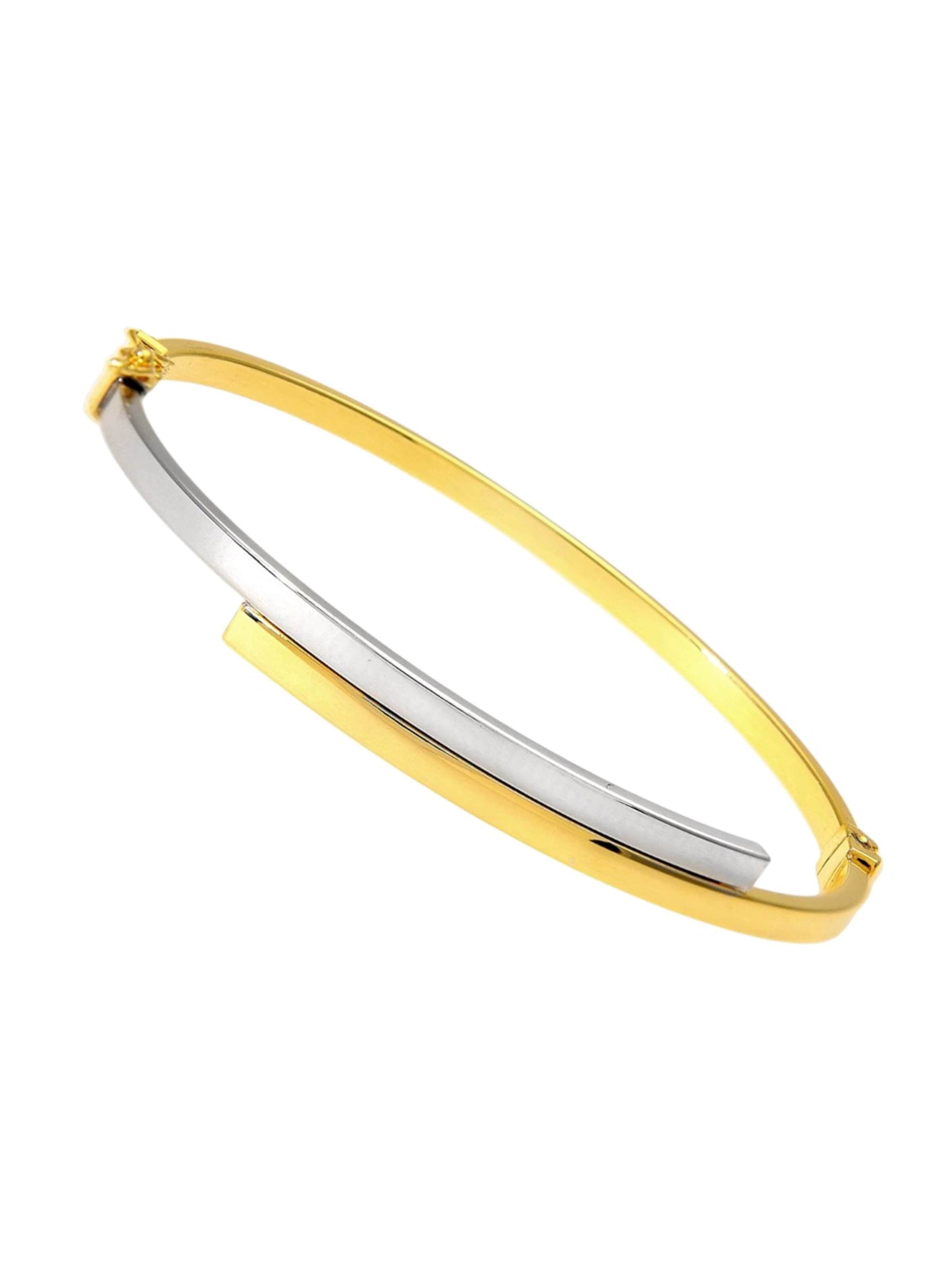Vanlere Bracelet 'Armreif aus 375 Gelbgold' in Gold: front