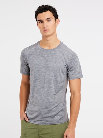 PROTEST Sports sweatshirt 'PRTMORGAT' in Grey: front