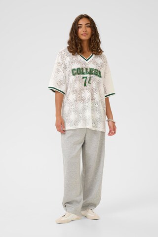 CULTURE T-Shirt 'CUCollege' in Weiß