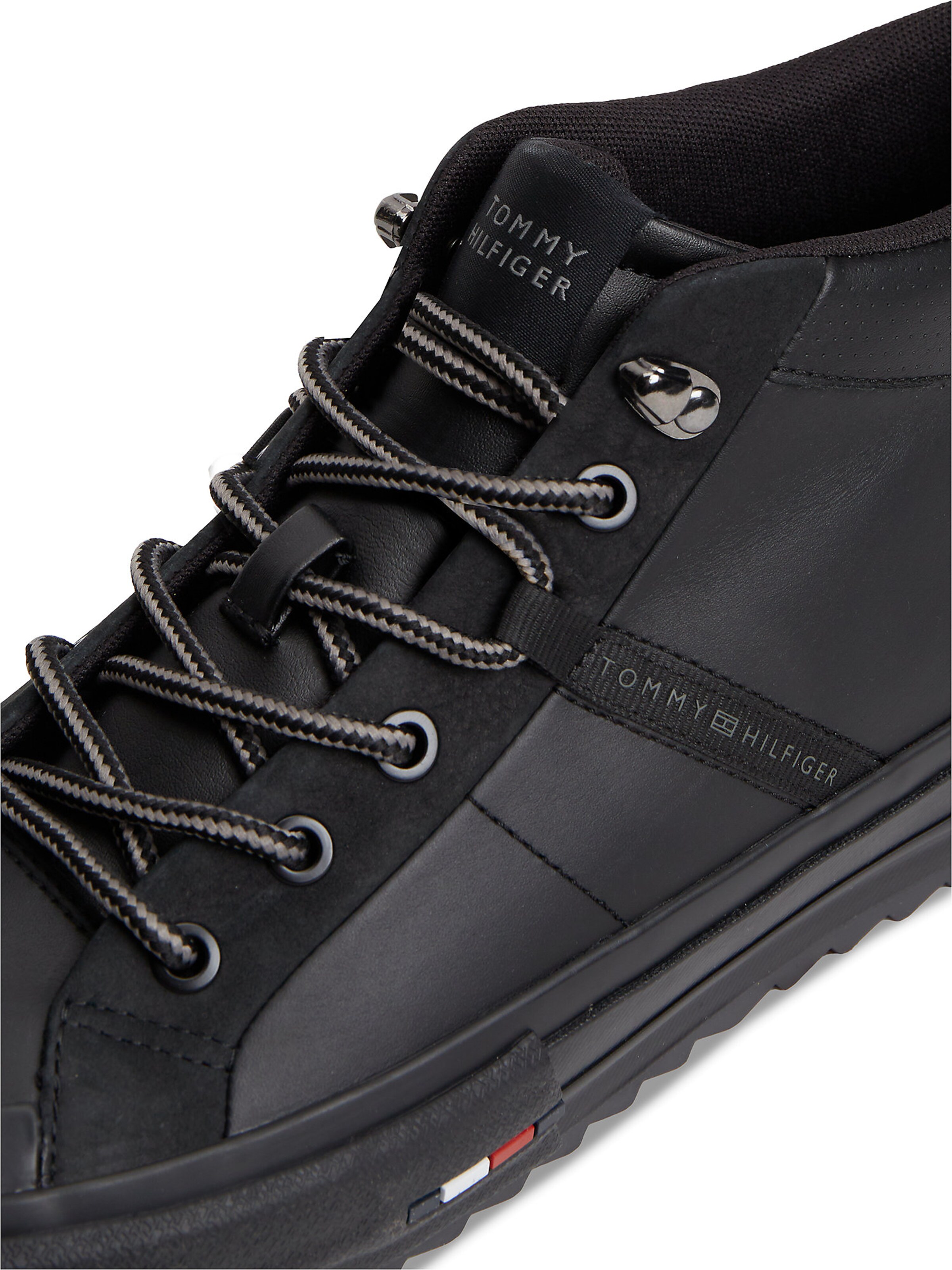 TOMMY HILFIGER Sneakers hoog in Zwart