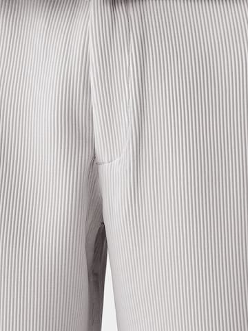 Bershka Широка кройка Панталон в сиво