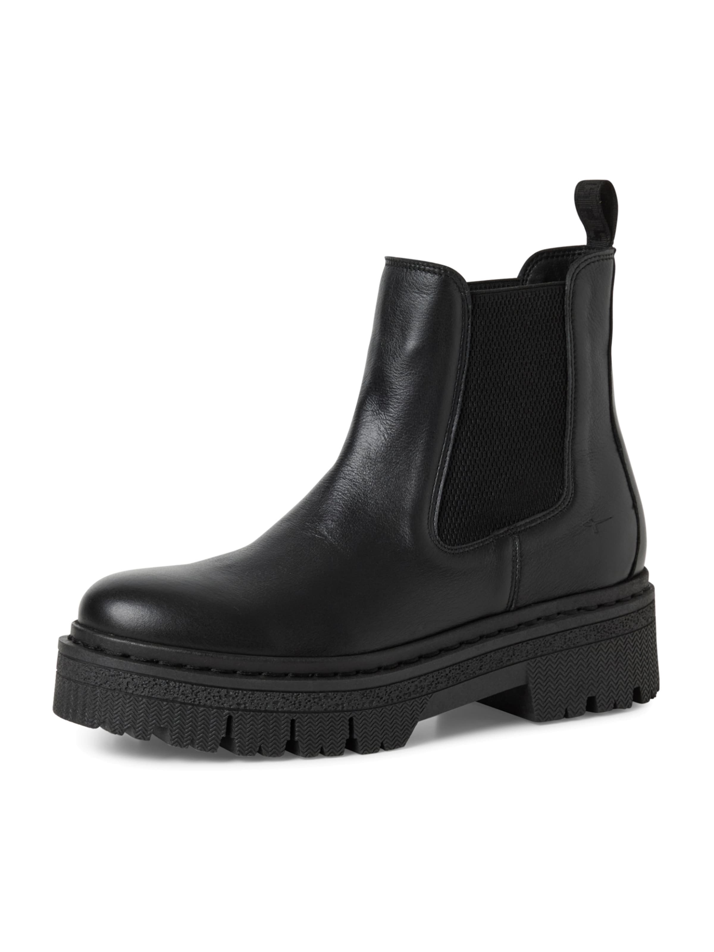 Tamaris Chelsea boots in Zwart: voorkant