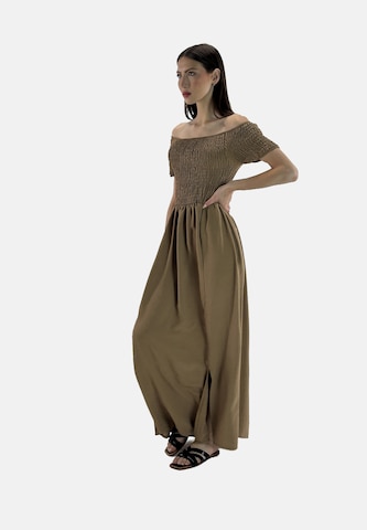 Elara Sommerkjole i brun