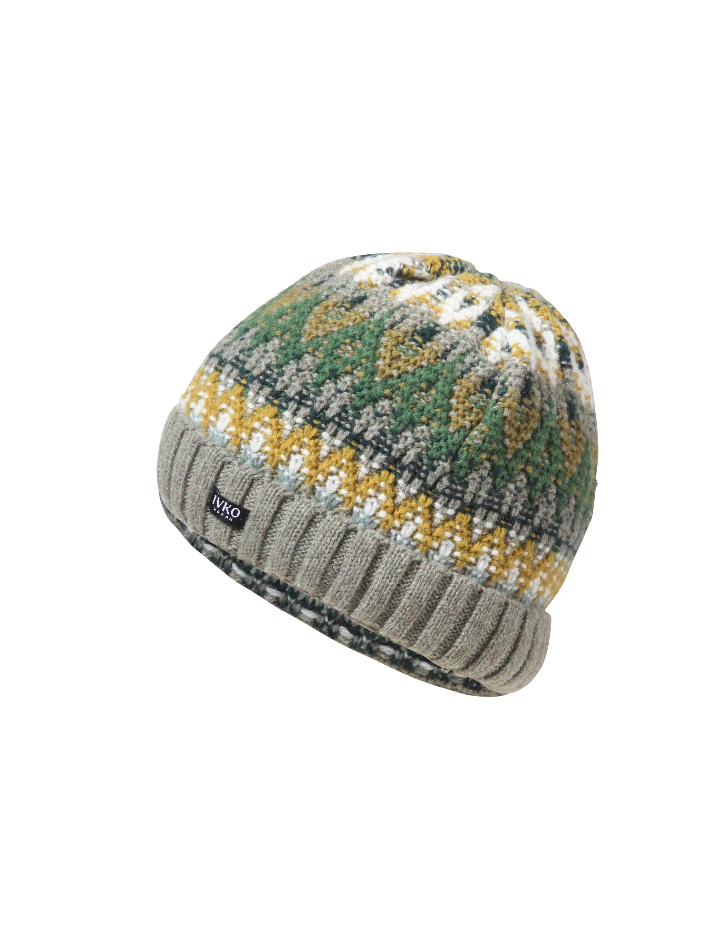 IVKO Mütze 'Re-Dandy'‌‌‌‌‌‌‌‌ in Grün: Vorderseite